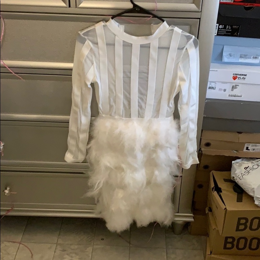 Feather dress
